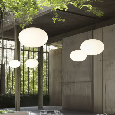 LINEA LIGHT OH! Smash_P65 380 Colgante Blanco E27