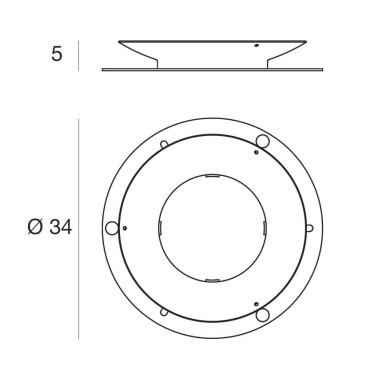 LINEA LIGHT Anclaje Antirrobo Ø340 mm
