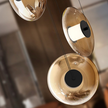 SCHULLER DIABOLO LED 450 Colgante Ambar