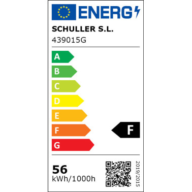 SCHULLER DARK Colgante 25L Negro-Latón