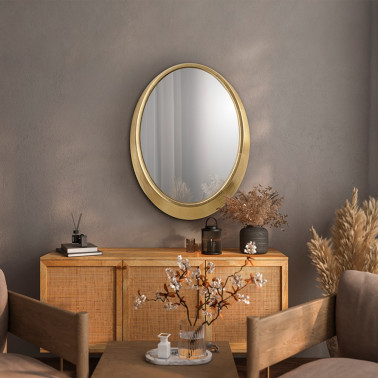 SCHULLER ALAN 87x67 Espejo Pan De Oro