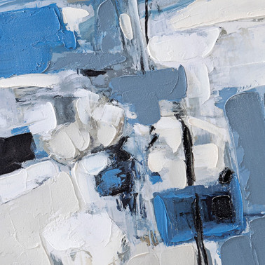 SCHULLER PAISAJE AZUL Pintura Acrílica 83X123