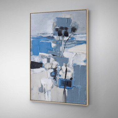 SCHULLER PAISAJE AZUL Pintura Acrílica 83X123