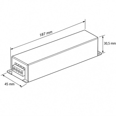 HOFF LIGHT Fuente de Alimentación 75W 24V ON-OFF