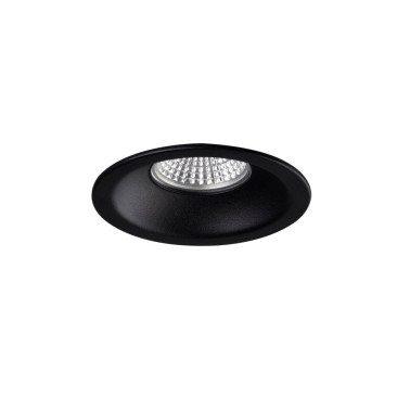 INCOLAMP Empotrable 517 Cóncavo GU10 Negro