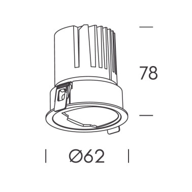 HOFF LIGHT FLORENCE 8 Bañador de Pared Asimétrico 2CCT