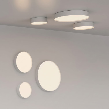 ACB PARIS 400 Plafón de Techo Blanco 3CCT 32W IP54