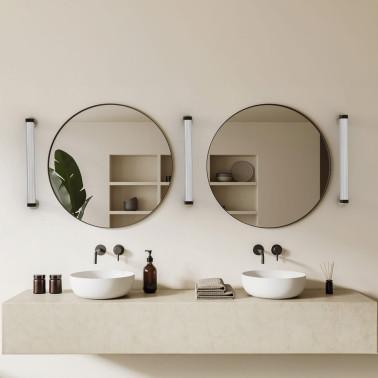 ROBIN ROSELINE WALL 56 Aplique Negro-Beige