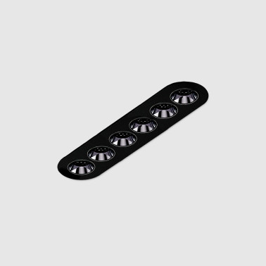 ONOK DIO R 6P Empotrable Negro Mate 14W