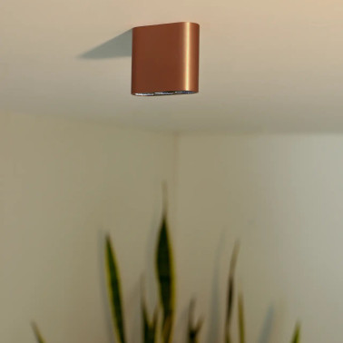 ONOK DIO S 3P Plafón Cobre de Superficie 7W