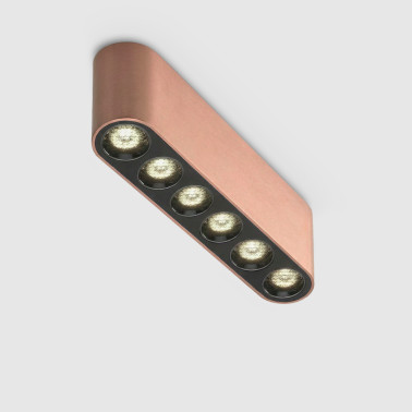 ONOK DIO S 6P Plafón Cobre de Superficie 14W