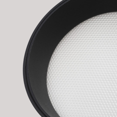 ONOK SUPER Plafón de Superficie Negro Mate 15W