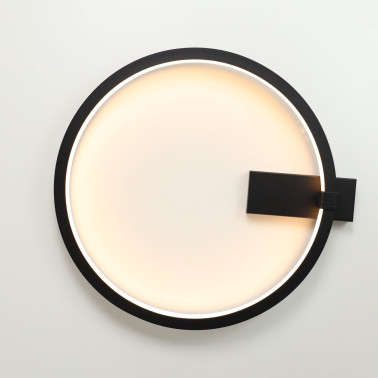 ONOK HOOP WALL Aplique Luz Indirecta Blanco Mate