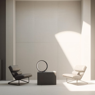 ONOK HOOP TABLE INTERIOR Sobremesa Negro Mate