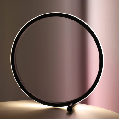 ONOK HOOP TABLE EXTERIOR Sobremesa Negro Mate