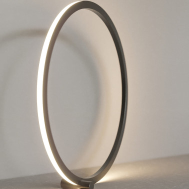 ONOK HOOP TABLE EXTERIOR Sobremesa Negro Mate
