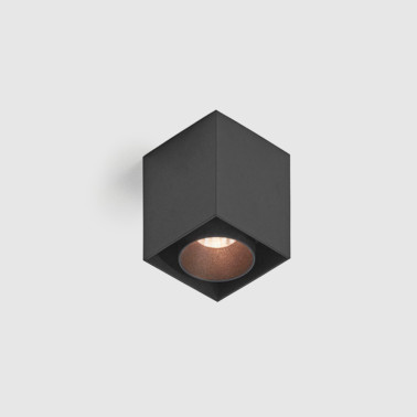 ONOK KUBIK 1 Foco de Techo Negro Mate GU10