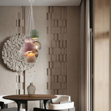 NOVA LUCE MELINE Colgante Multicolor