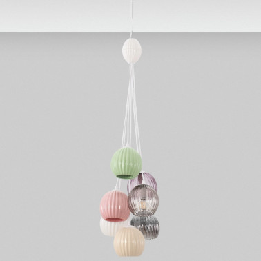 NOVA LUCE MELINE Colgante Multicolor