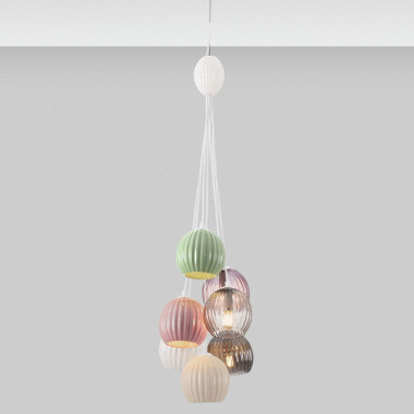 NOVA LUCE MELINE Colgante Multicolor