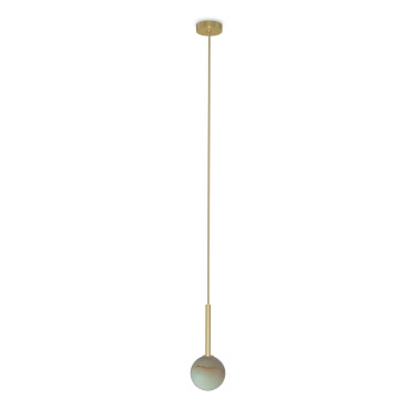 ROBIN ROYAL Simple Lámpara Colgante Latón-Alabastro