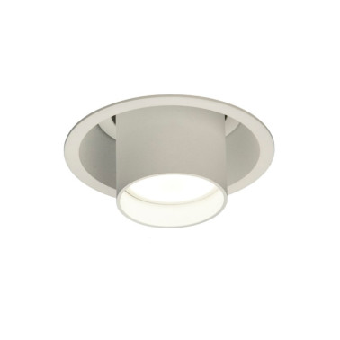 INCOLAMP 557 Tubo Orientable Empotrable Blanco GU10