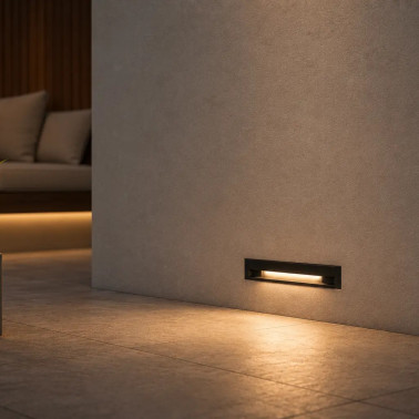 ONOK WALLWASHER Empotrable Negro Mate
