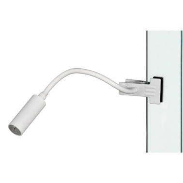INCOLAMP Pinza de Lectura Cilíndrica Blanco G9 3W