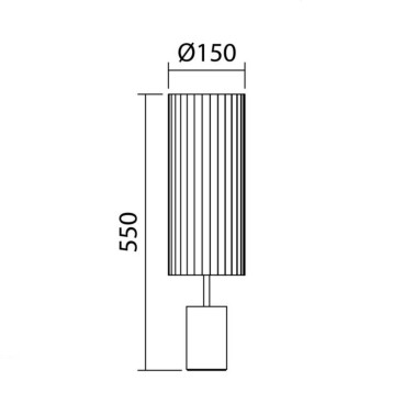 MDC TABATA Sobremesa 550 Negro