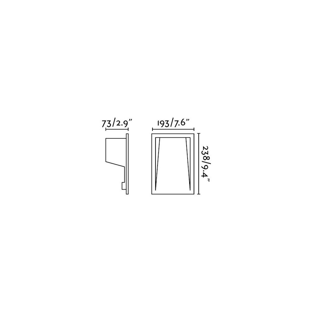 FARO SOUN LED Empotrable gris oscuro