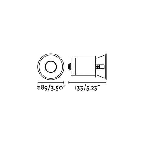 FARO FRESH IP65 Empotrable blanco