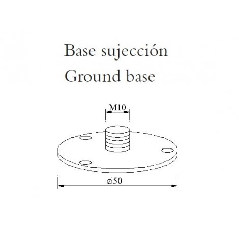 MANTRA BASE Sujeción suelo