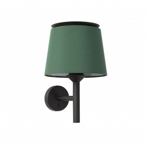 FARO SAVOY Pantalla aplique verde oscuro