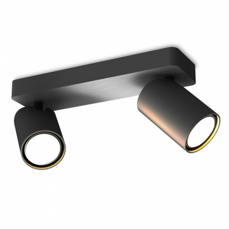 MANTRA SAL 2L Regleta de Focos GU10 Negro