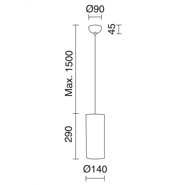 EXO LIGHTING SELMA Lámpara colgante fibra plata