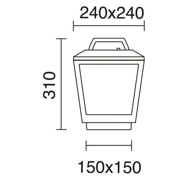 DOPO BLED LED Lámpara sobremesa blanco