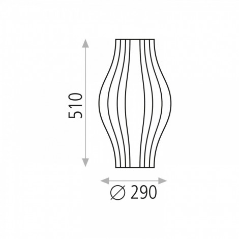 ACB MIRTA Lámpara sobremesa piedra 51cm