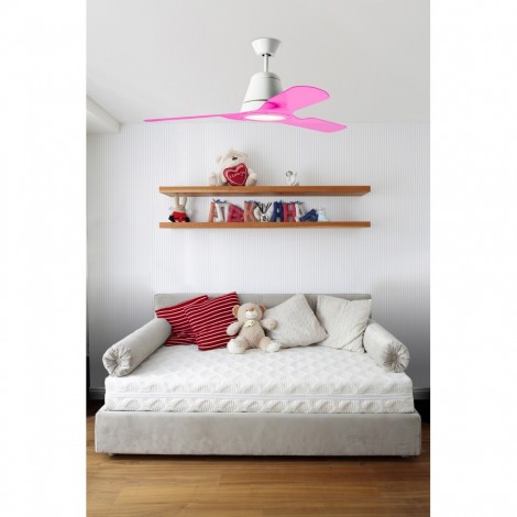 LEDS-C4 TIGA Ventilador de techo con luz led blanco