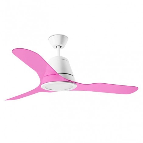 FORLIGHT TIGA Ventilador de techo blanco-magenta