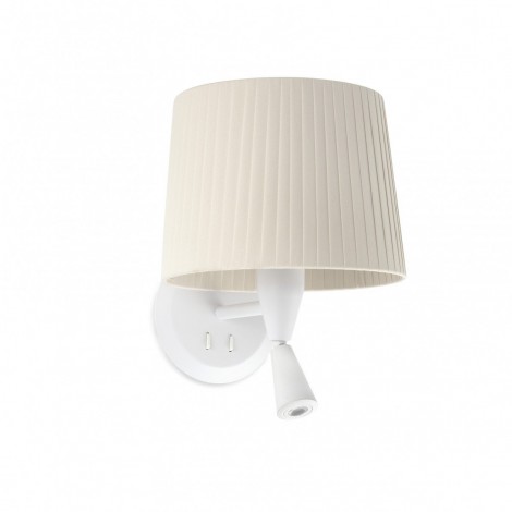 FARO SAMBA Aplique lectura blanco-beige