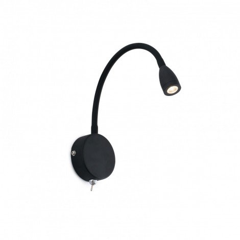 FARO LOKE LED Aplique lector negro