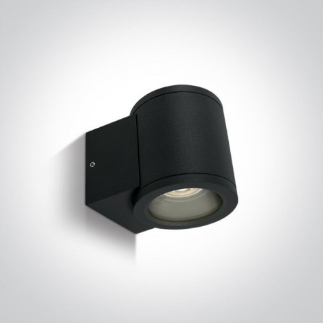 ONE LIGHT Aplique negro GU10 Ø80