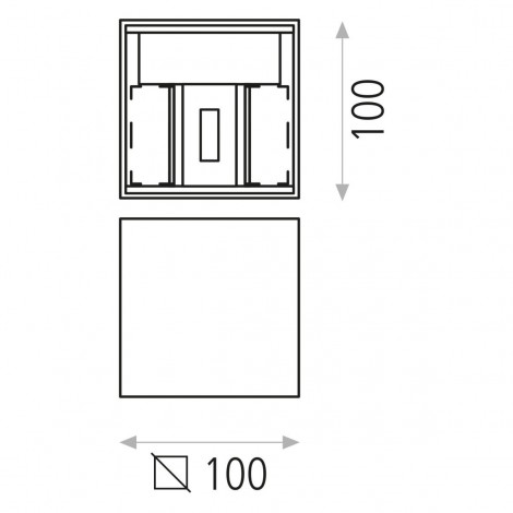 ACB KENDO Aplique Blanco IP65