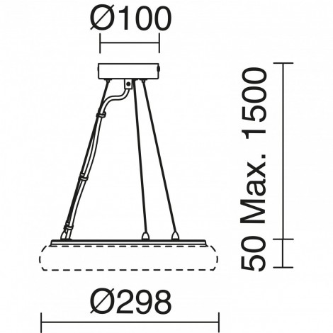 EXO LIGHTING FRED colgante blanco