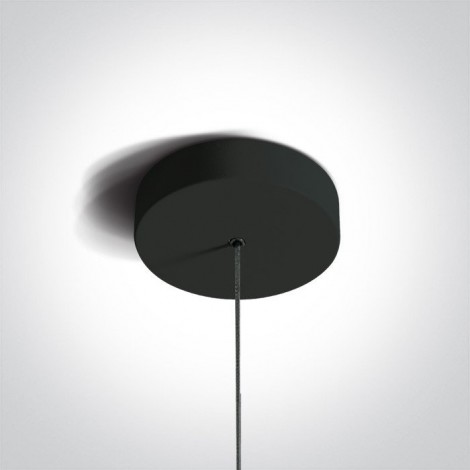 ONE LIGHT Colgante negro LED