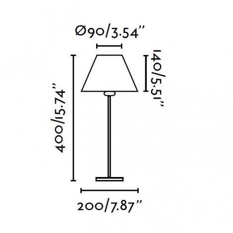 FARO NIDIA Lámpara sobremesa beige