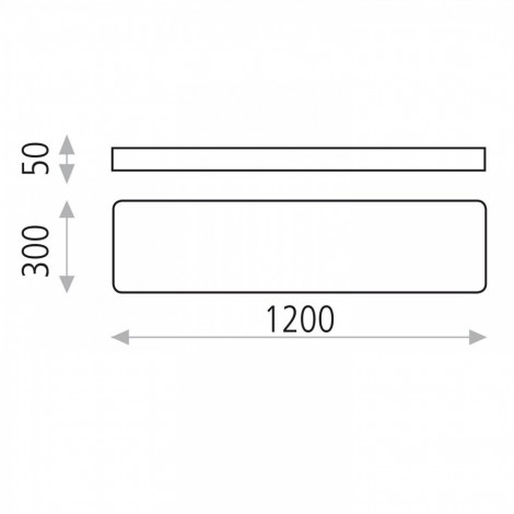ACB TURIN 1200 Plafón Blanco CCT