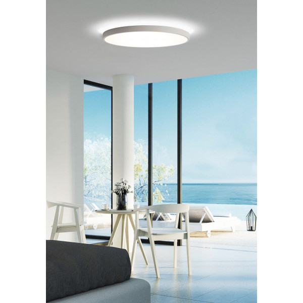 ACB LISBOA LED Lámpara plafón blanco Ø80 DALI/PUSH