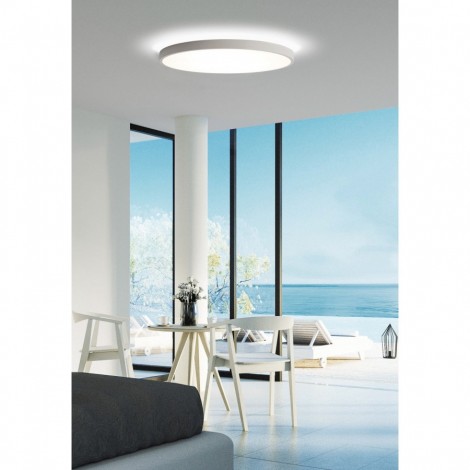 ACB LISBOA LED Lámpara plafón blanco Ø80 DALI/PUSH