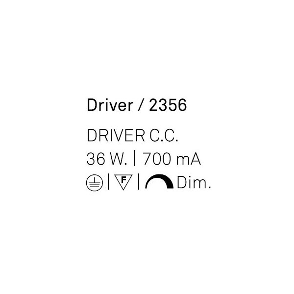 MILAN DRIVER C.C. 36W 700mA regulable